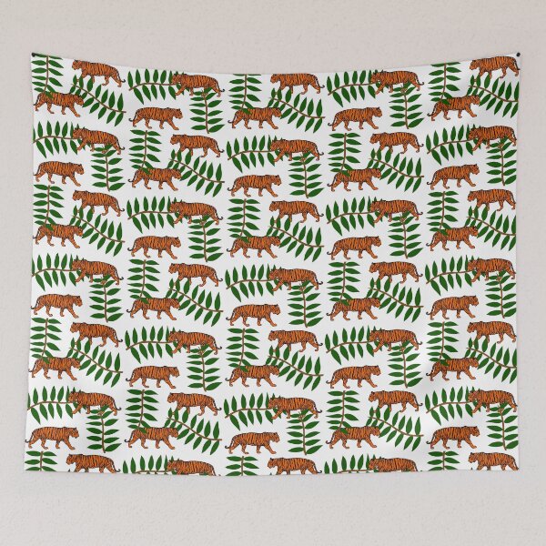 Item preview, bleacher s jack tiger print Taylor  designed and sold by wakinguptired.
