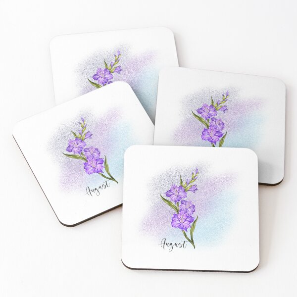 Item preview, August Birthday Blooms: Graceful Gladiolus designed and sold by Playful Strokes pom@pom.