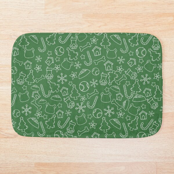 Item preview, Holday Dog Decor in Green designed and sold by TheLesbianTrout.