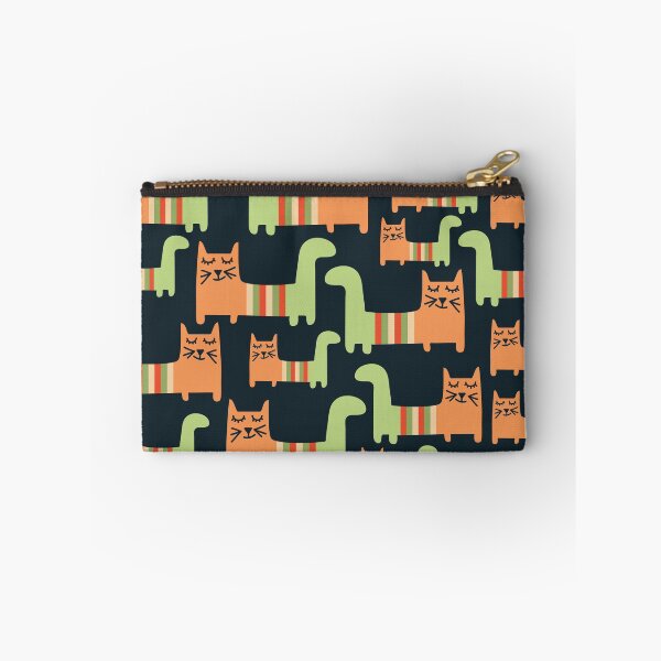 Item preview, funny colorful striped cats, pattern designed and sold by Mauswohn.