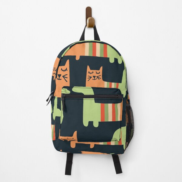 Item preview, funny colorful striped cats, pattern designed and sold by Mauswohn.