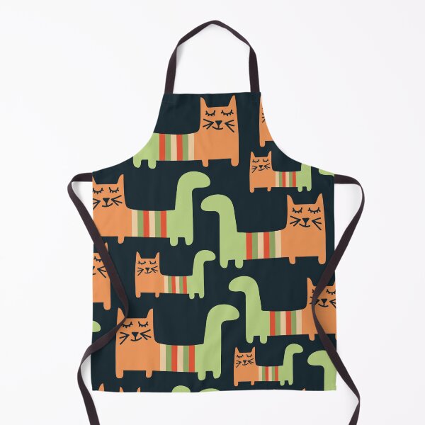 Item preview, funny colorful striped cats, pattern designed and sold by Mauswohn.