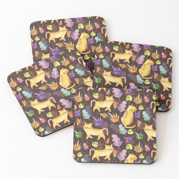 Item preview, cute tiger, watercolor pattern designed and sold by Mauswohn.