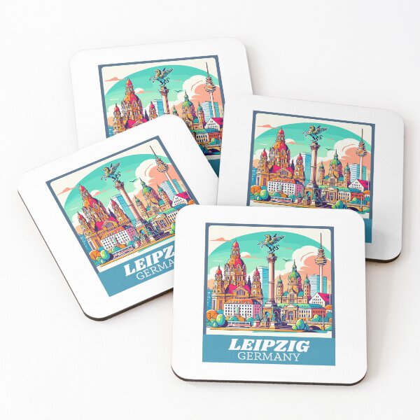 Item preview, Retro Leipzig Skyline  designed and sold by MaateoDesign.