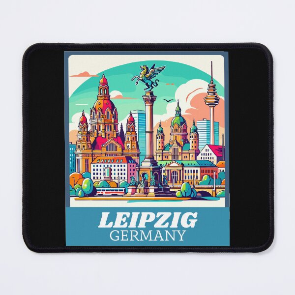 Item preview, Retro Leipzig Skyline designed and sold by MaateoDesign.