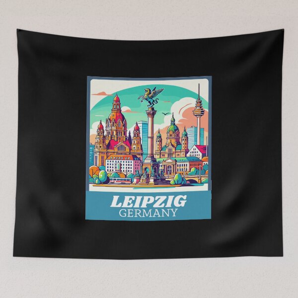 Item preview, Retro Leipzig Skyline  designed and sold by MaateoDesign.