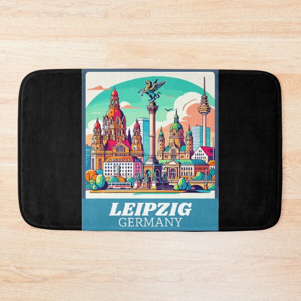Item preview, Retro Leipzig Skyline  designed and sold by MaateoDesign.