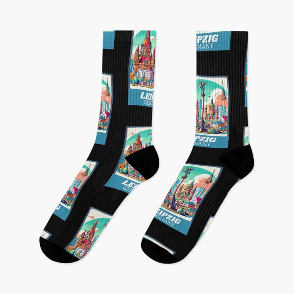Item preview, Retro Leipzig Skyline  designed and sold by MaateoDesign.