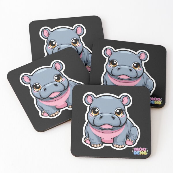 Item preview, Baby Hippo - Moo Deng designed and sold by Shiwwa.