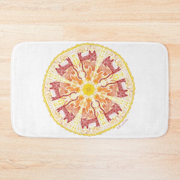 Item preview, Cat mandala :) designed and sold by lillaelilla.