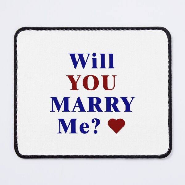 Item preview, Will YOU MARRY Me?  Blue and Red Font designed and sold by AASparksDesigns.