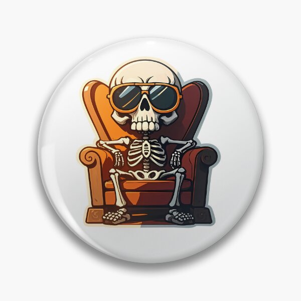 Item preview, Handsome skull wearing sunglasses designed and sold by JumpLoe.