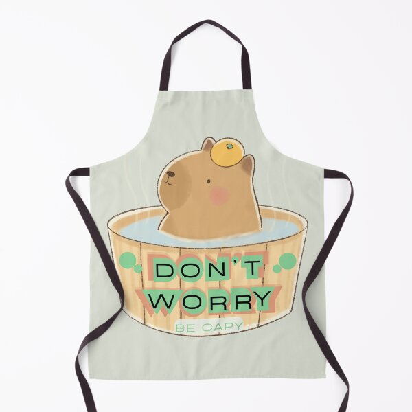 Item preview, Don't Worry Be Capy designed and sold by ami.creations.