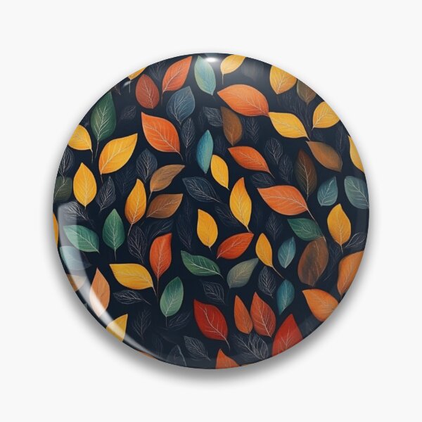 Item preview, Colorful Leaves Pattern designed and sold by NicolasGlowArt.