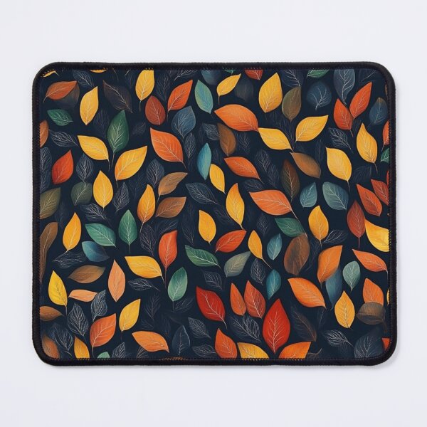 Item preview, Colorful Leaves Pattern designed and sold by NicolasGlowArt.