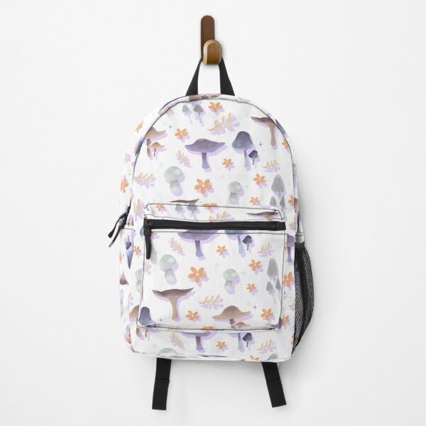 Item preview, Woodland Mushrooms Shadow Pattern (Purple) designed and sold by Nyatimira.