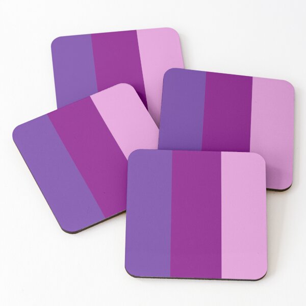 Item preview, Vertical Wide Stripes In Three Shades Of Lilac Pink designed and sold by taiche.