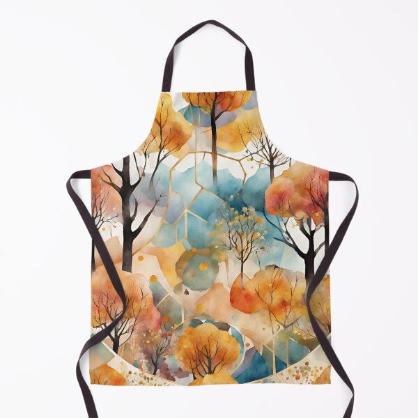 Item preview, Fall vibes, autumn trees, autumn landscape, autumn colors, spirit week,watercolor pattern designed and sold by KolorellaS.