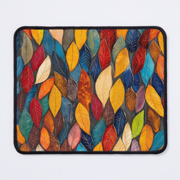 Item preview, Colorful Autumn Leaves Pattern designed and sold by NicolasGlowArt.