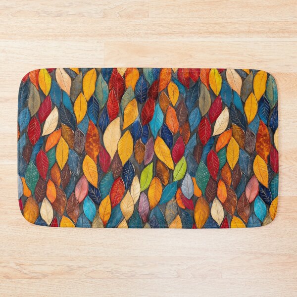 Item preview, Colorful Autumn Leaves Pattern designed and sold by NicolasGlowArt.