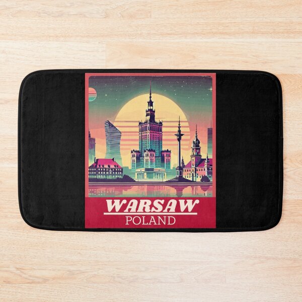 Item preview, Retro Abstract Warsaw Skyline  designed and sold by MaateoDesign.
