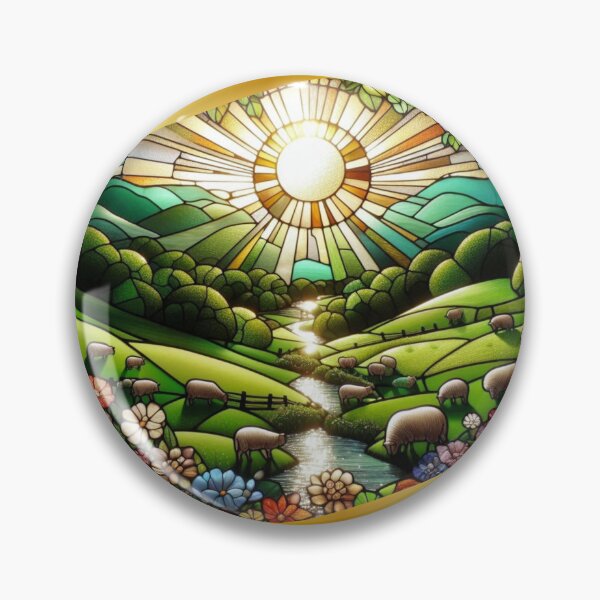 Item preview, Stained Glass Pastures designed and sold by Vast-Designs.