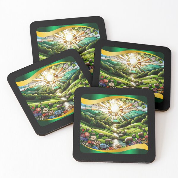Item preview, Stained Glass Pastures designed and sold by Vast-Designs.