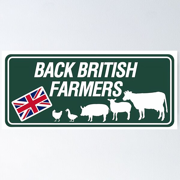 Item preview, Back British Farming designed and sold by Jaxym.