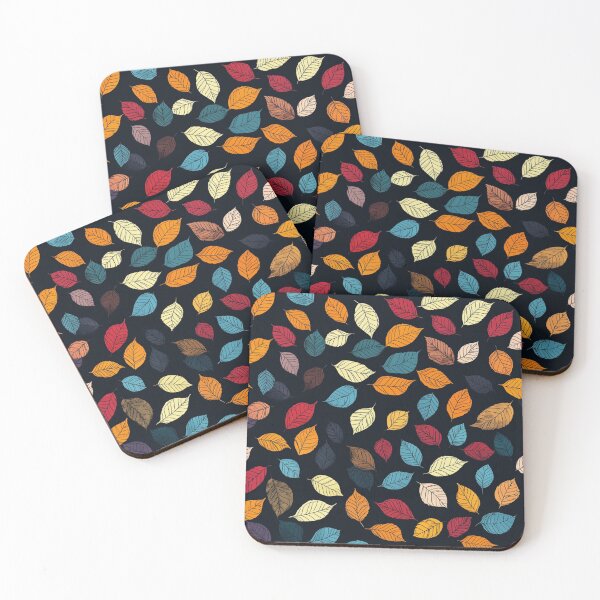 Item preview, Autumn Leaves Colorful Pattern designed and sold by NicolasGlowArt.