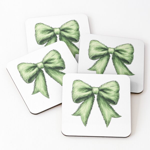 Item preview, Christmas Green Coquette, Christmas Furry Green Bow designed and sold by Denniscarter.