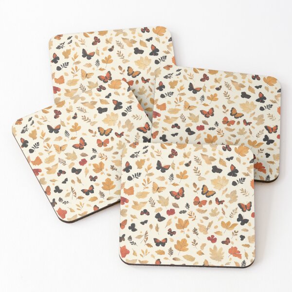 Item preview, Butterflies Autumn Pattern  designed and sold by NicolasGlowArt.