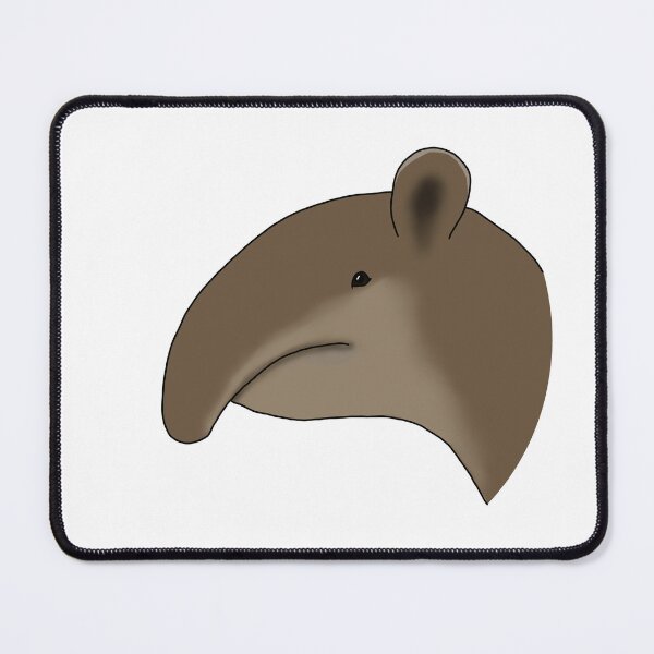Item preview, Cartoon Baird's tapir face designed and sold by ThatIsSomething.