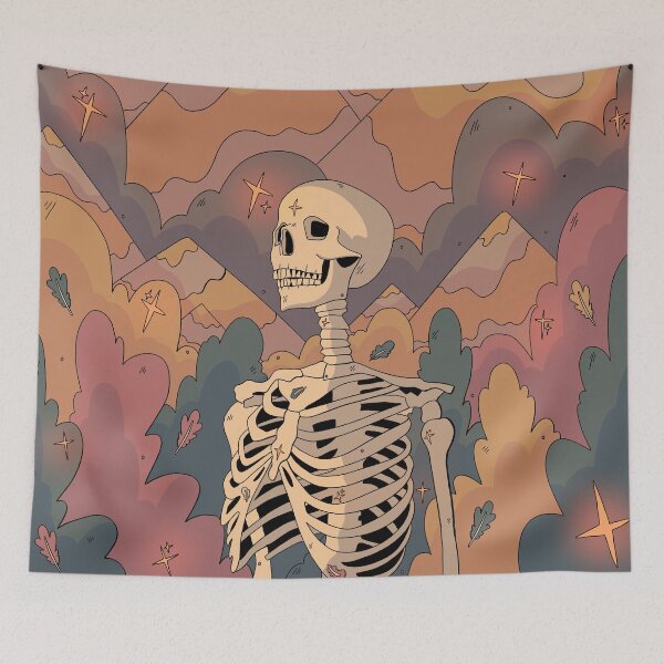Item preview, Autumn skeleton  designed and sold by Swadeillustrations.