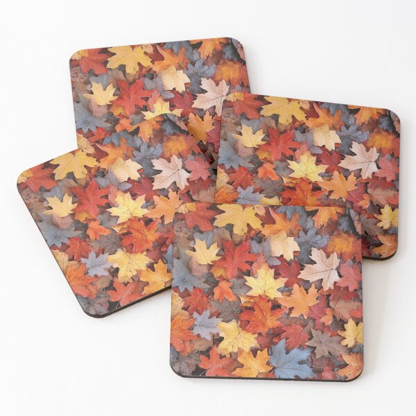 Item preview, Autumn Leaves Design Pattern designed and sold by NicolasGlowArt.