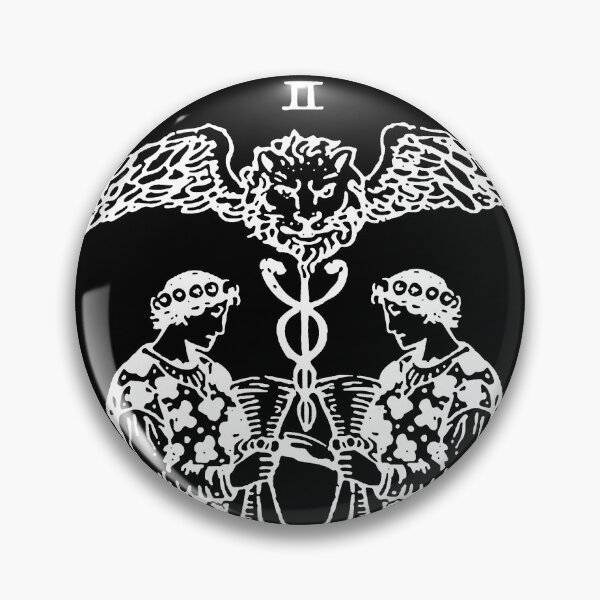 Item preview, M/M Two of Cups Gay Tarot in white LGBTQ+ designed and sold by winterwinter.