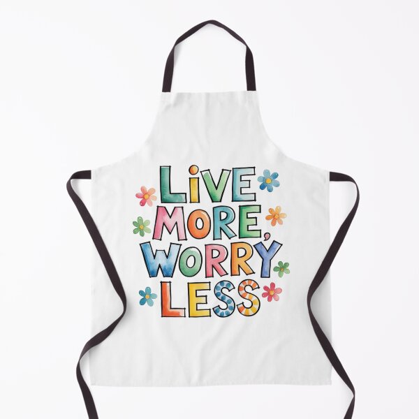 Item preview, Live more, worry less designed and sold by nimmitrends.