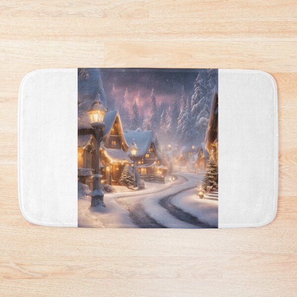 Item preview, Fantasy Winter Ancient Citidel Scenic surrounded by nature (silvergoldvisionary) designed and sold by SGVisionary.