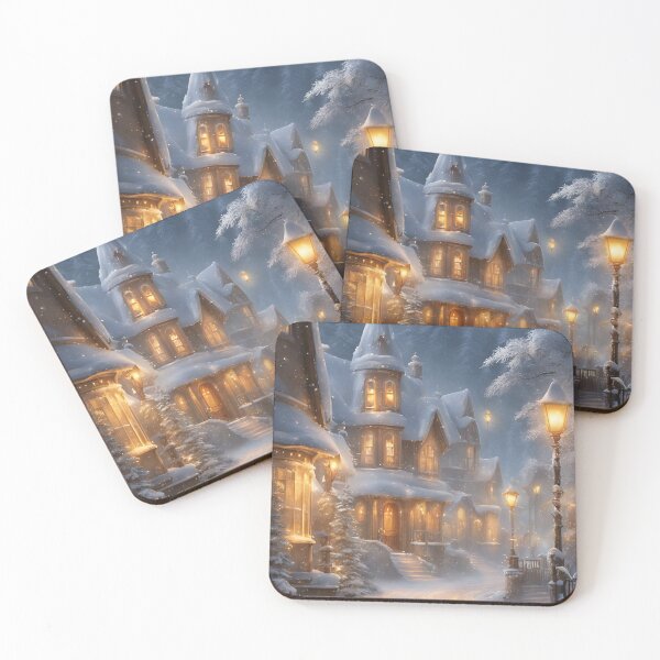 Item preview, Fantasy Winter Ancient Citidel Scenic surrounded by nature (silvergoldvisionary) designed and sold by SGVisionary.