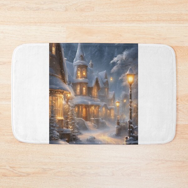Item preview, Fantasy Winter Ancient Citidel Scenic surrounded by nature (silvergoldvisionary) designed and sold by SGVisionary.