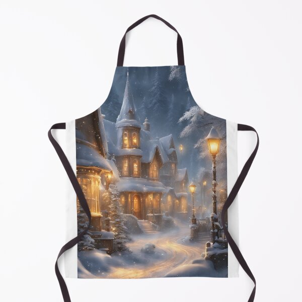 Item preview, Fantasy Winter Ancient Citidel Scenic surrounded by nature (silvergoldvisionary) designed and sold by SGVisionary.
