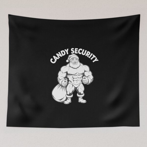 Item preview, Candy Security Candy Crew - Sweet Holiday - Muscle Santa designed and sold by GRABAPSHOP.