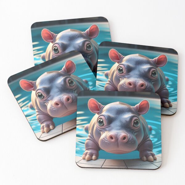 Item preview, Baby Hippo - Moo Deng designed and sold by Shiwwa.