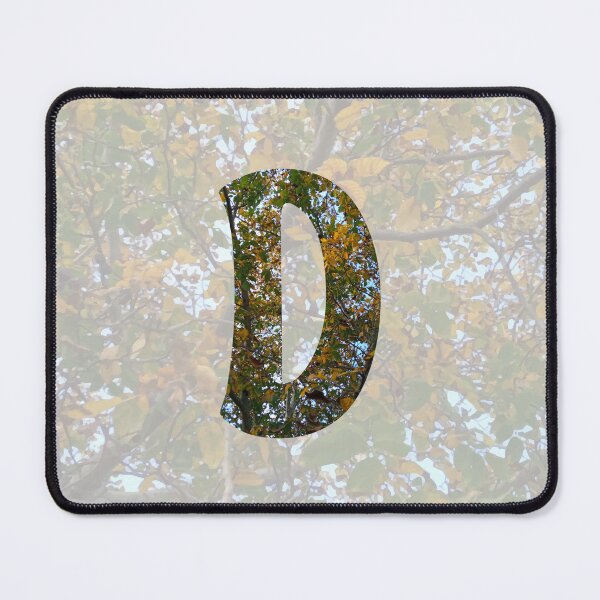 Item preview, Bold Letter ' D ' - Autumn Walnut Tree Design :) designed and sold by Myriel-Myriel.