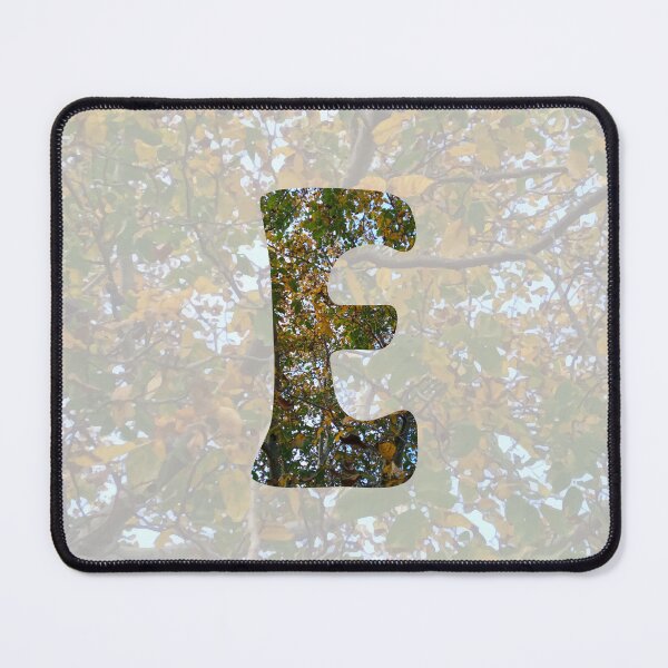 Item preview, Bold Letter ' E ' - Autumn Walnut Tree Design :) designed and sold by Myriel-Myriel.