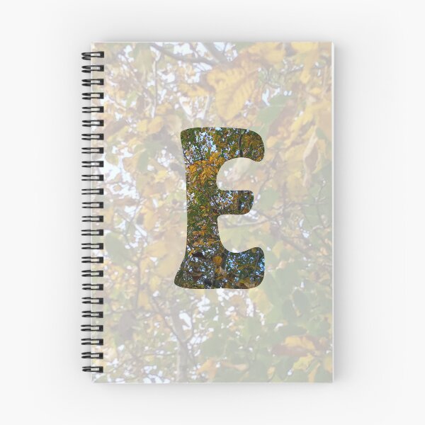 Item preview, Bold Letter ' E ' - Autumn Walnut Tree Design :) designed and sold by Myriel-Myriel.