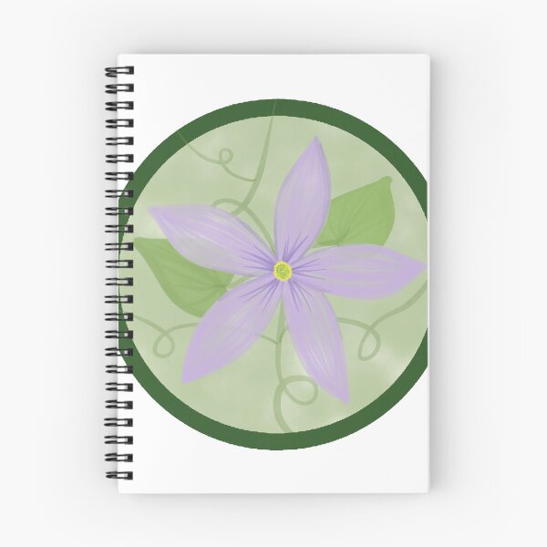 Item preview, Round Clematis  designed and sold by Echos-Art.