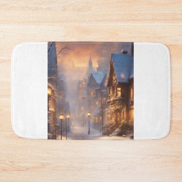 Item preview, Fantasy Winter Ancient Citidel Scenic surrounded by nature (silvergoldvisionary) designed and sold by SGVisionary.