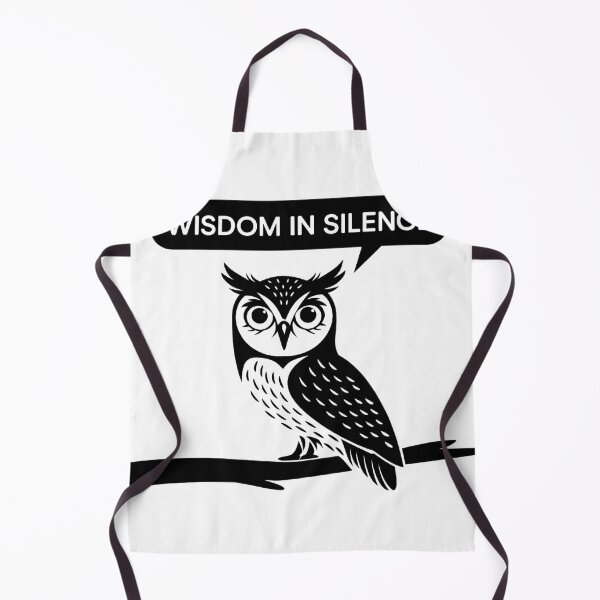 Item preview, Minimalist Owl Design T-Shirt: "Wisdom in Silence" designed and sold by StyleCrazeTees.