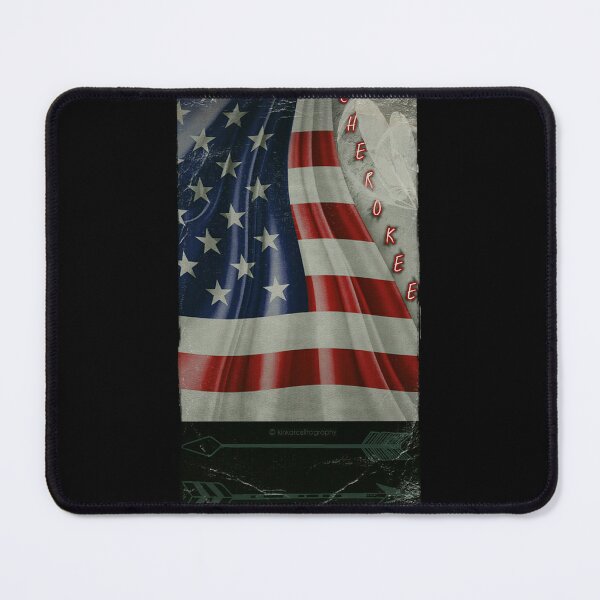Item preview, Cherokee American Flag & Arrows designed and sold by kinkatstyle.