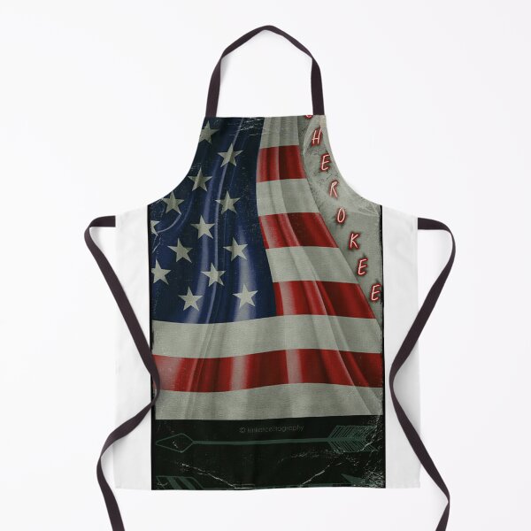 Item preview, Cherokee American Flag & Arrows designed and sold by kinkatstyle.